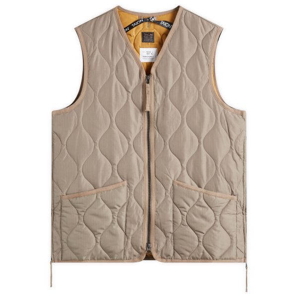 Taion Military Zip V-Neck Down Vest