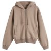 Auralee Smooth Soft Sweat Zip Parka