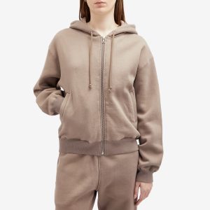 Auralee Smooth Soft Sweat Zip Parka