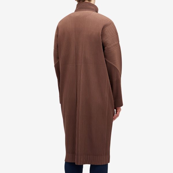 Homme Plissé Issey Miyake Pleated Long Jacket