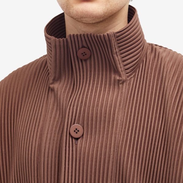 Homme Plissé Issey Miyake Pleated Long Jacket