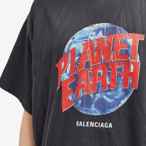 Balenciaga Planet Earth Oversized T-Shirt