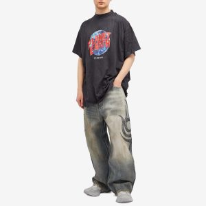 Balenciaga Planet Earth Oversized T-Shirt