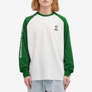 AAPE Now Raglan Long Sleeve T-Shirt