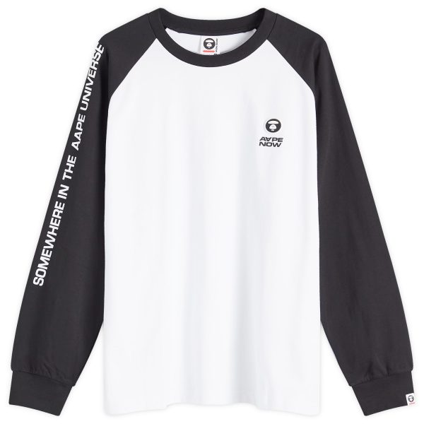 AAPE Now Raglan Long Sleeve T-Shirt