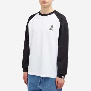 AAPE Now Raglan Long Sleeve T-Shirt