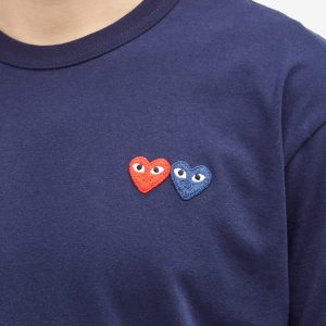 Comme des Garçons Play Double Heart T-Shirt