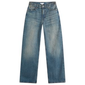 Good American Good Ease Adjustable Tab Baggy Jeans