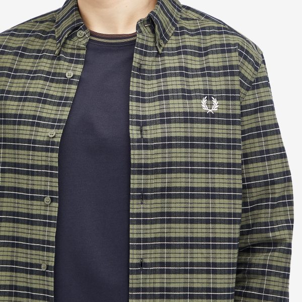 Fred Perry Brushed Tartan Oxford Shirt