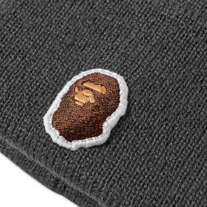 A Bathing Ape Ape Head One Point New Era Knit Cap