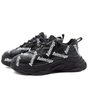 Balenciaga All Over Logo Triple S Sneaker