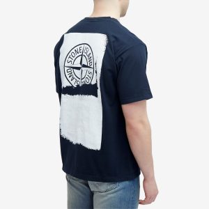 Stone Island Scratched Print T-Shirt