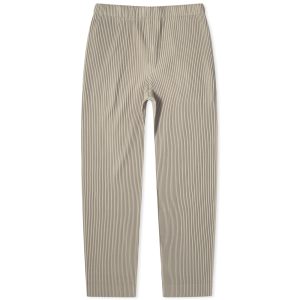 Homme Plissé Issey Miyake Pleated Straight Leg Trousers