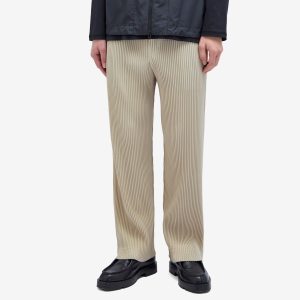 Homme Plissé Issey Miyake Pleated Straight Leg Trousers