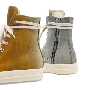 Rick Owens DRKSHDW Gradient Denim High Sneakers