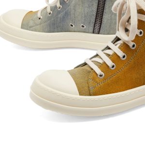 Rick Owens DRKSHDW Gradient Denim High Sneakers