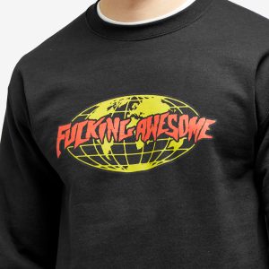 Fucking Awesome FA World Logo Crew Sweat