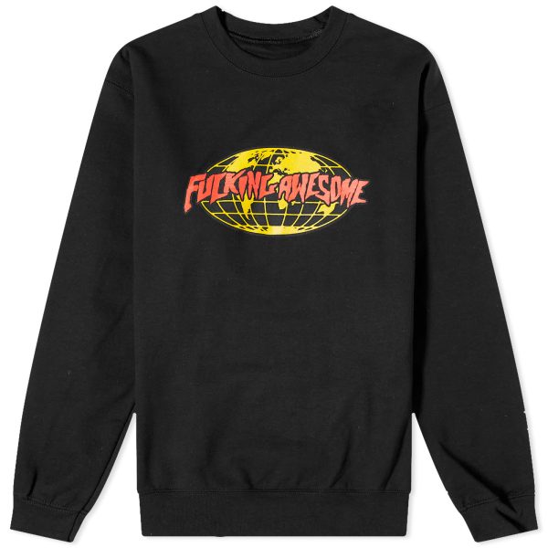 Fucking Awesome FA World Logo Crew Sweat