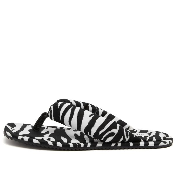 The Attico Zebra Print Sandals