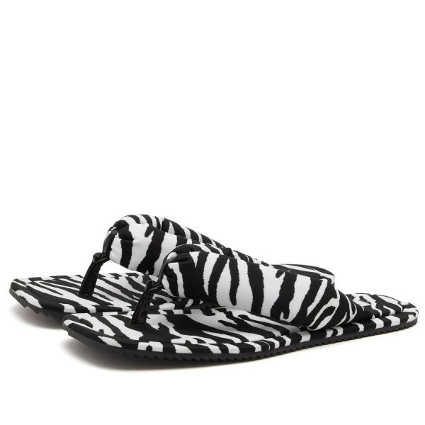 The Attico Zebra Print Sandals