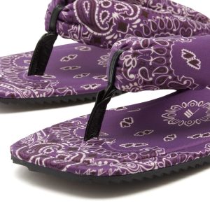 The Attico Bandana Print Sandals