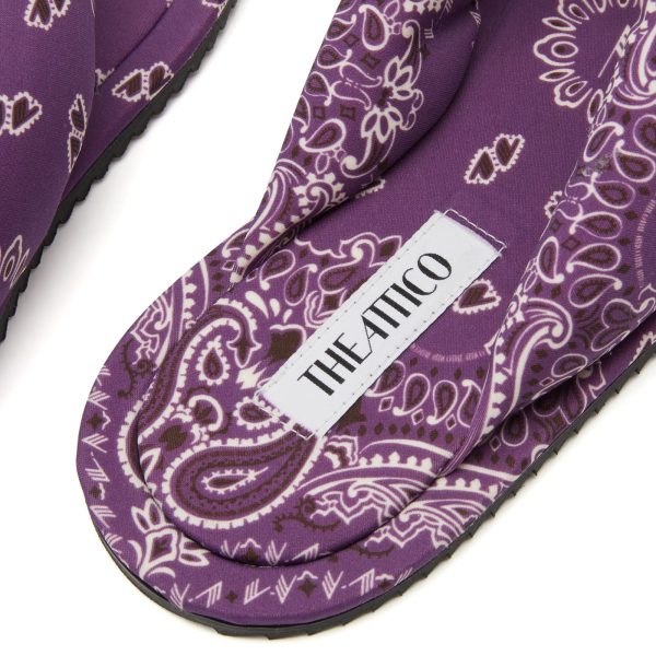 The Attico Bandana Print Sandals