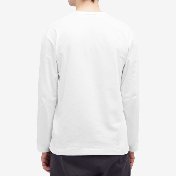 Comme des Garçons Play Long Sleeve Basic Logo T-Shirt