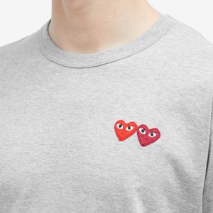 Comme des Garçons Play Double Heart T-Shirt