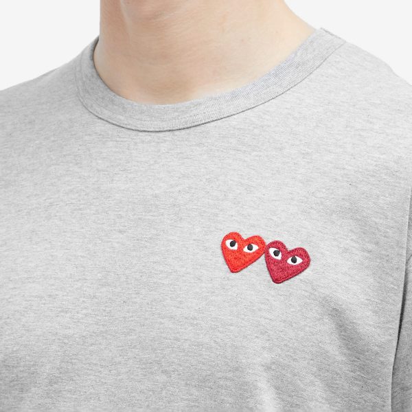 Comme des Garçons Play Double Heart T-Shirt