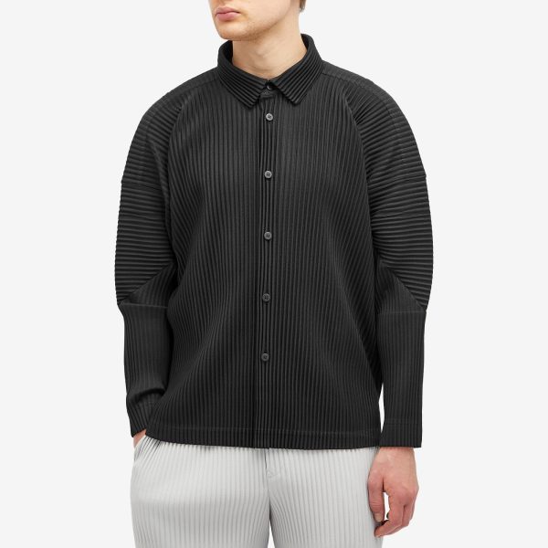 Homme Plissé Issey Miyake Pleated Button Down Shirt