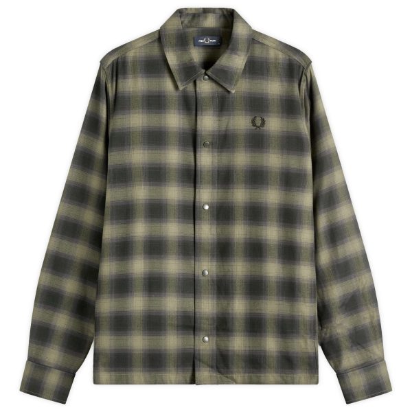 Fred Perry Blurred Tartan Overshirt