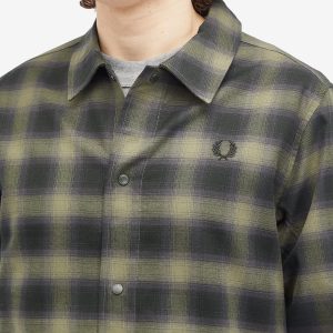 Fred Perry Blurred Tartan Overshirt