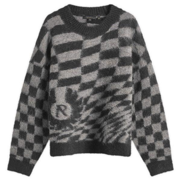 Represent x Belstaff Checkerboard Knit Sweater