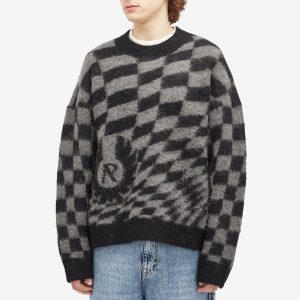 Represent x Belstaff Checkerboard Knit Sweater