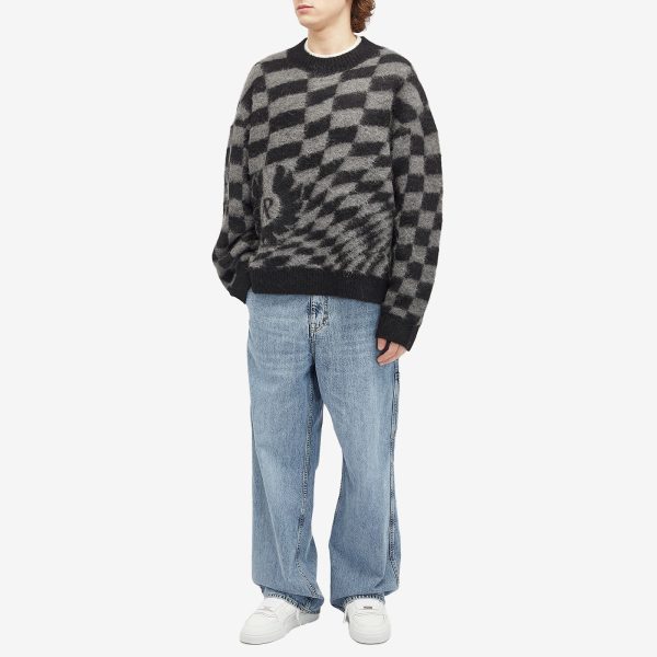 Represent x Belstaff Checkerboard Knit Sweater