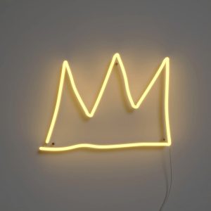 YELLOWPOP Crown by Jean Michel Basquiat LED Neon Sign