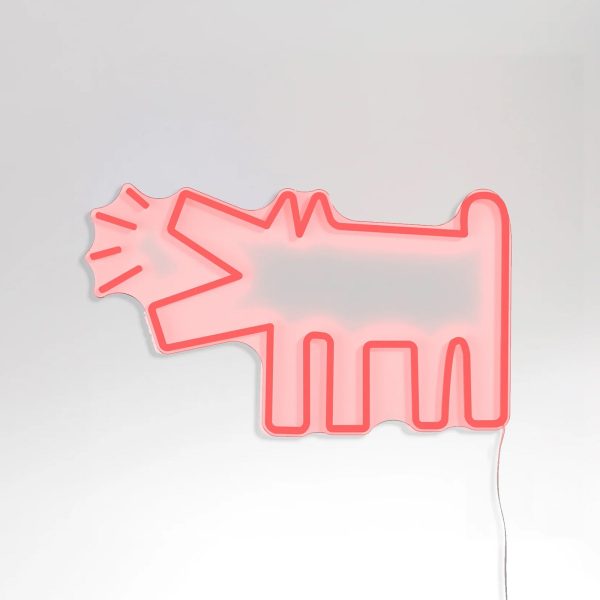 YELLOWPOP Barking Dog by Keith Haring LED Neon Sign