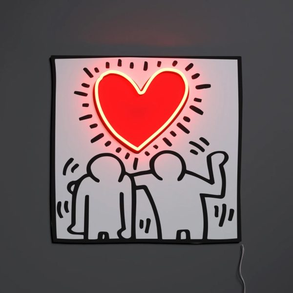 YELLOWPOP Love by Keith Haring LED Neon Sign