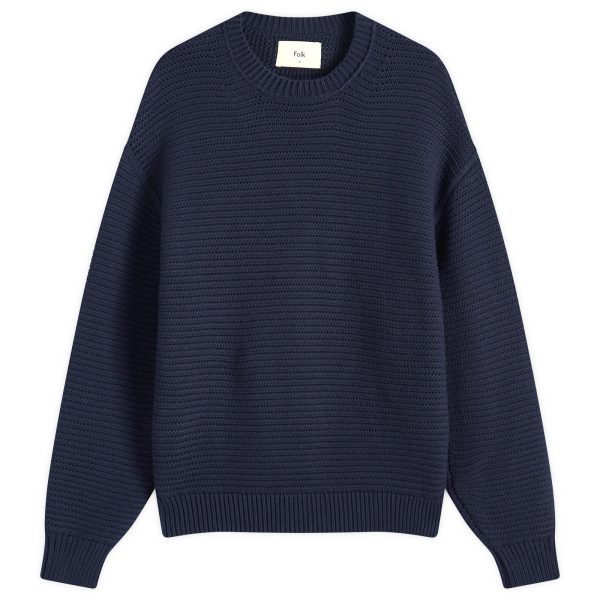 Folk Drop Shoulder Knit Jumper