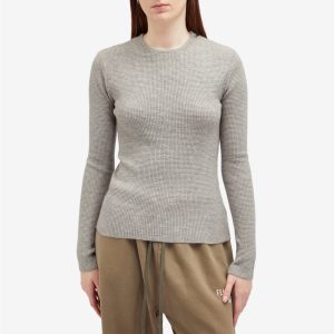 Fear Of God ESSENTIALS Waffle Fitted Long Sleeve Sweater