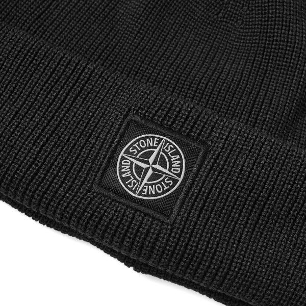 Stone Island Knitted Patch Beanie