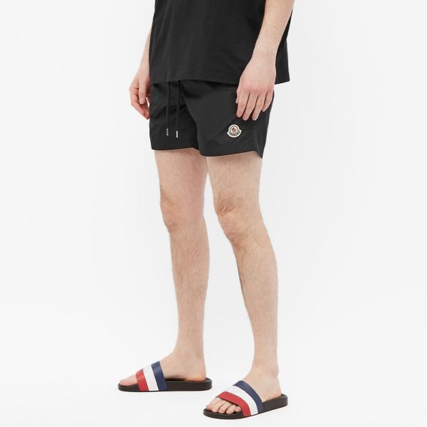 Moncler Logo Zip Pocket Swim Shorts