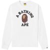 A Bathing Ape Long Sleeve College T-Shirt