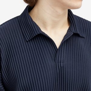 Homme Plissé Issey Miyake Pleated Polo Shirt