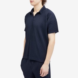 Homme Plissé Issey Miyake Pleated Polo Shirt