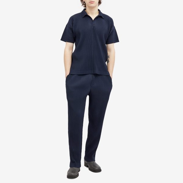 Homme Plissé Issey Miyake Pleated Polo Shirt