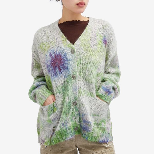 Acne Studios Flower Print Cardigan