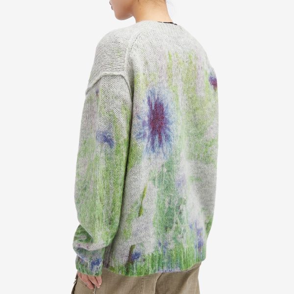 Acne Studios Flower Print Cardigan