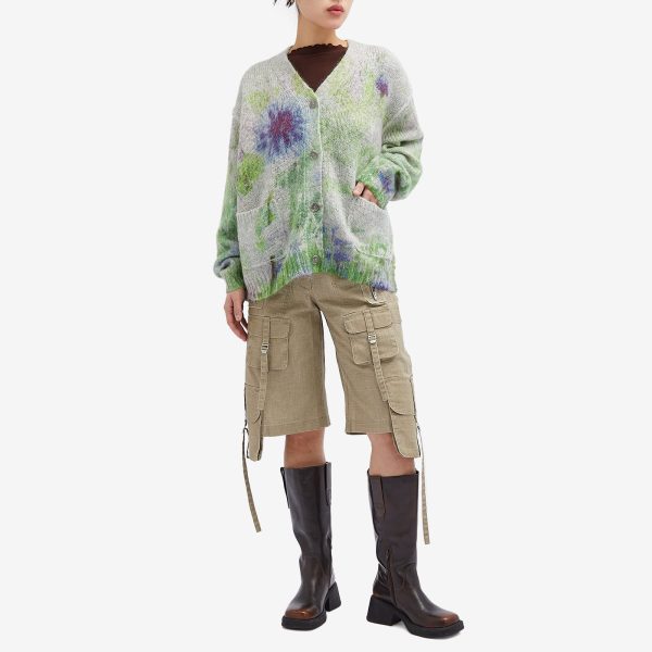 Acne Studios Flower Print Cardigan