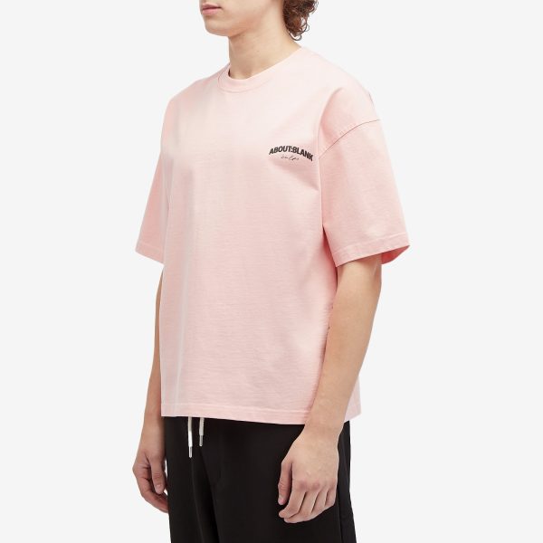 about:blank Arched Logo T-Shirt